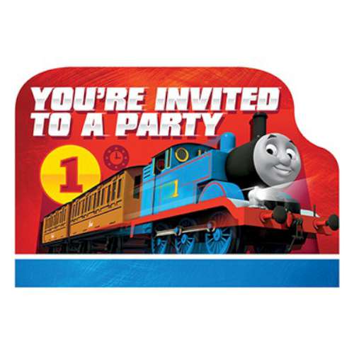 Thomas the Tank Engine Birthday Invites - Click Image to Close